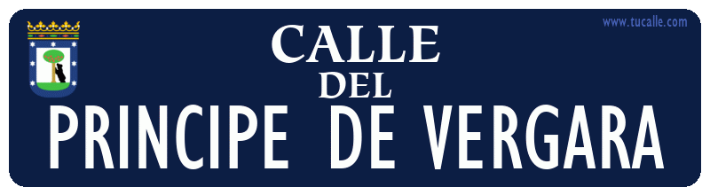 cartel_de_calle-del-Principe de vergara_en_madrid_antiguo